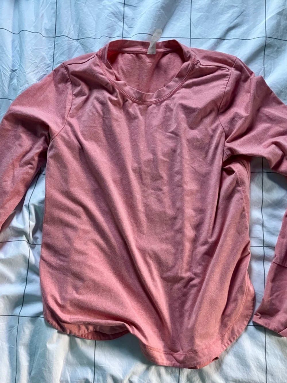 Marika Long Sleeve Tee in Dusty Rose Pink